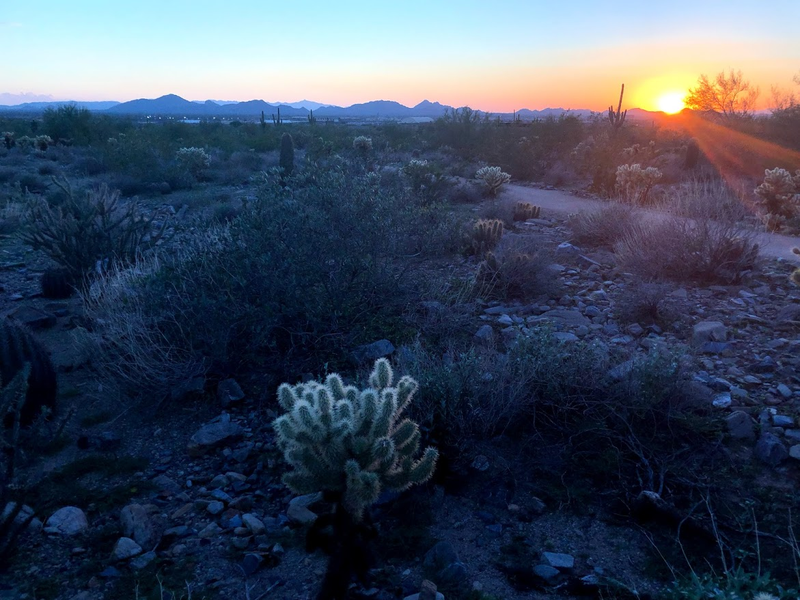The sunsets are almost as good as Hawaii.